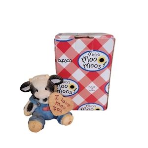 1994 Enesco Mary's Moo Moos I Love Moo Too 104728 Figurine